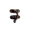 USLUCAN ALIŞVERİŞ Yay Gözü, Ahşap Kutu Klipsi - Küçük 28x33 mm, Antik, 100 Adet