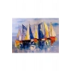 USLUCAN ALIŞVERİŞ Yelkenli Canvas Tablo (50x70)