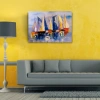 USLUCAN ALIŞVERİŞ Yelkenliler Yağlıboya Kanvas Tablo 50 x 70