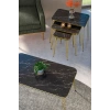 USLUCAN ALIŞVERİŞ Zigon Sehpa Kr Ve Orta Sehpa Kr Set Çift Gold Bendir Tel 1113