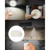 Uzaktan Kumandalı 3 Lü Kablosuz Led Spot Lamba Seti Yapışkanlı Pratik Kullanım