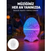 Uzaktan Kumandalı USB Girişli Döner Projektör Lamba Yeni Nesil