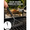 Uzun Saplı Paslanmaz Çelik Izgara Temizlik Fırçası Yeni Nesil