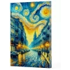 Van Gogh 6 - Sokak Çizgili Yan Boyamalı Defter