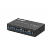 Vga Switch 54 Mhz 2 Giriş 1 Çikiş Butonlu Geçiş 2 Port HDX1280
