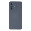 Vivo V23 5g Kılıf Nano İçi Kadife Silikon - Gri