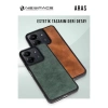 Vivo Y18 Kılıf Aras Deri Kapak - Kırmızı