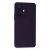Vivo Y27 Kılıf Nano İçi Kadife Silikon - Mor