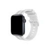 Watch 38mm Kr408 Çizgili Silikon Kordon - Beyaz