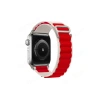 Watch 38mm Mountain Kordon - Beyaz-kırmızı