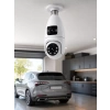 Wi-Fi Ampul Kamera Sistemi Gece Görüşlü Çift Lens
