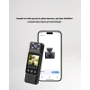 WiFi Destekli Mini Kamera – 180° Dönebilen Lens 1080P Video TFT Ekranlı
