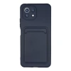 Xiaomi Mi 11 Kılıf Kelvin Kartvizitli Silikon - Lacivert