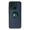 Xiaomi Poco C40 Kılıf Montreal Yüzüklü Silikon Kapak - Yeşil