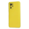 Xiaomi Poco X3 Gt Kılıf Nano İçi Kadife Silikon - Sarı