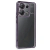Xiaomi Poco X6 Kılıf Razer Lensli Silikon - Mor