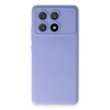 Xiaomi Poco X6 Pro Kılıf Nano İçi Kadife Silikon - Lila