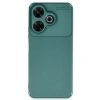 Xiaomi Redmi 13 4g Kılıf Auto Focus Karbon Kapak - Koyu Yeşil
