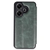 Xiaomi Redmi 13 4g Kılıf Flip Cover - Koyu Yeşil