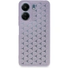 Xiaomi Redmi 13c Kılıf Petek Silikon Kapak - Lila