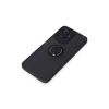 Xiaomi Redmi Note 12 4g Kılıf Montreal Yüzüklü Silikon Kapak - Siyah