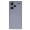 Xiaomi Redmi Note 13 Pro Plus Kılıf Nano İçi Kadife Silikon - Gri