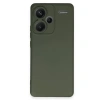 Xiaomi Redmi Note 13 Pro Plus Kılıf Nano İçi Kadife Silikon - Koyu Yeşil