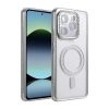 Xiaomi Redmi Note 14 4g Joke Simli Magneticsafe Kılıf - Gümüş