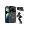 Xiaomi Redmi Note 14 Pro 4g Kılıf Joy Lens Standlı Kapak - Mor