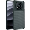 Xiaomi Redmi Note 14 Pro Plus Kılıf Auto Focus Karbon Kapak - Koyu Yeşil
