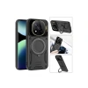 Xiaomi Redmi Note 14 Pro Plus Kılıf Joy Lens Standlı Kapak - Siyah