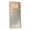 Xiaomi Redmi Note 9 Pro Kılıf Palm Buzlu Kamera Sürgülü Silikon - Pembe