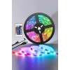 Yeni Nesil RGB Işıklı 10Metre Şerit Led Kumandalı Şarj Edilebilir
