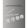 Yeniden Kullanılabilir 304 Çelik Metal Buz Küpleri 4lü Set