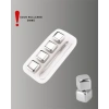 Yeniden Kullanılabilir 304 Çelik Metal Buz Küpleri 4lü Set