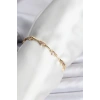 Yıldız Model Gold Renk Pirinç Bileklik 5886