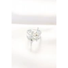 Yıldız Model Silver Renk Ayarlanabilir Yüzük - TJ-BYK3143