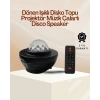Yıldız & Okyanus Dalga Projektörü – Bluetooth / USB Hoparlörlü