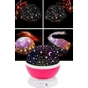 Yıldızlı Gece Lambası Mor Projeksiyon Görünümlü Masa Lambası Renk Değiştirebilen