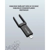Yüksek Hızlı 1200 Mbps Çift Bant USB WiFi Adaptör – Güçlü Sinyal Geniş Uyumluluk