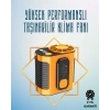Yüksek Hızlı Mini Klima Fan – 11 m/s Rüzgar Gücü 100 Hız Ayarı