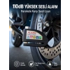 Yüksek Sesli 110dB Çelik Disk Kilidi Su Geçirmez Yeni Nesil