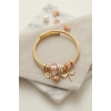 Yusufçuk ve Pembe Charmlı Bileklik TJ-BB8698