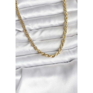 USLUCAN ALIŞVERİŞ 14K Gold Renk Kaplama Burgu Model CM Kadın Kolye