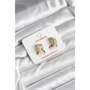 USLUCAN ALIŞVERİŞ 14K Gold Renk Kaplama CM Kadın Küpe