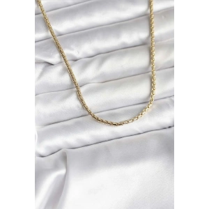 USLUCAN ALIŞVERİŞ 14K Gold Renk Kaplama Zincir Model CM Kadın Kolye
