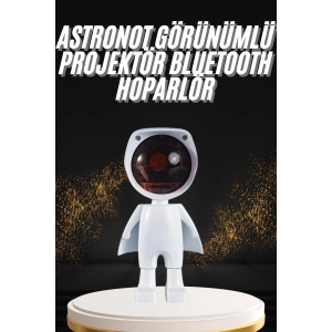 USLUCAN ALIŞVERİŞ 180 Derece Dönebilen Astronot Masa ve Gece Lambası Projektör