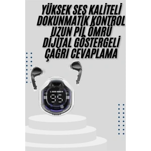 USLUCAN ALIŞVERİŞ 2025 Model Kablosuz Bluetooth Kulaklık ANC ENC Destekli HİFİ Stereo