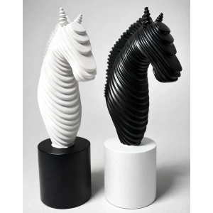 USLUCAN ALIŞVERİŞ 25x14 cm Özel Tasarım Polyester At Büstü