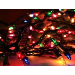 USLUCAN ALIŞVERİŞ 30 Ledli Pirinç Renkli Yılbaşı Ağacı Işığı